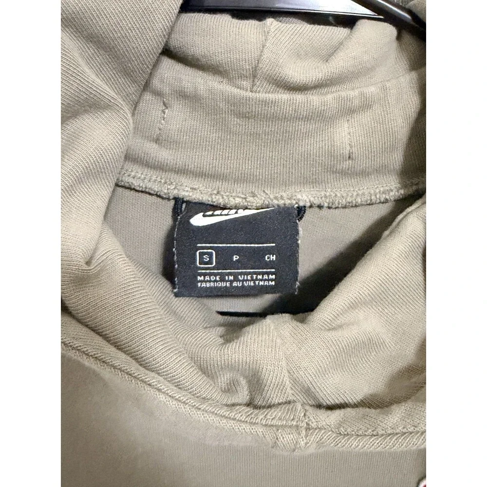 Nike Sportswear Heritage Essentials Knit Hoodie Mens Small Light Army Small S
